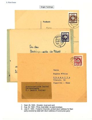 GERMANY: EAST SAXONY 1945-1946 – sheet 25