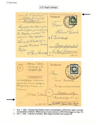 GERMANY: EAST SAXONY 1945-1946 – sheet 26