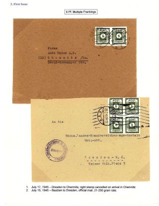 GERMANY: EAST SAXONY 1945-1946 – sheet 27