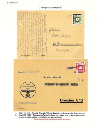 GERMANY: EAST SAXONY 1945-1946 – sheet 29