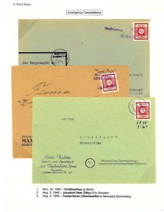 GERMANY: EAST SAXONY 1945-1946 – sheet 30