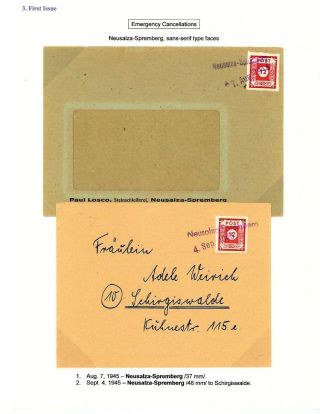 GERMANY: EAST SAXONY 1945-1946 – sheet 31