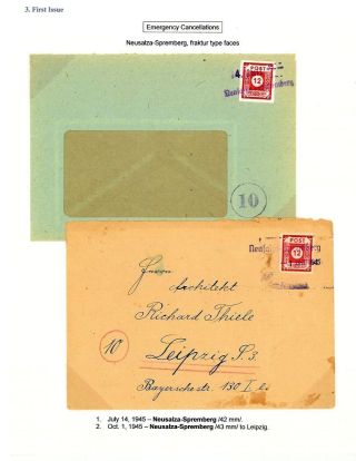 GERMANY: EAST SAXONY 1945-1946 – sheet 32
