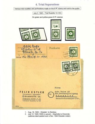 DEUTSCHLAND: OSTSACHSEN 1945-1946 – Blatt 33