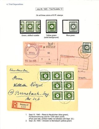 DEUTSCHLAND: OSTSACHSEN 1945-1946 – Blatt 35
