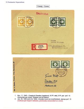 DEUTSCHLAND: OSTSACHSEN 1945-1946 – Blatt 39