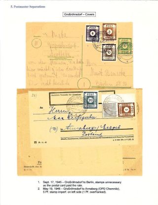 DEUTSCHLAND: OSTSACHSEN 1945-1946 – Blatt 42
