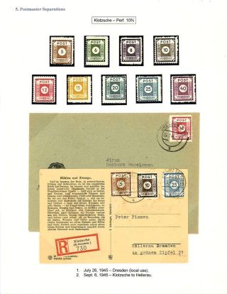 DEUTSCHLAND: OSTSACHSEN 1945-1946 – Blatt 44