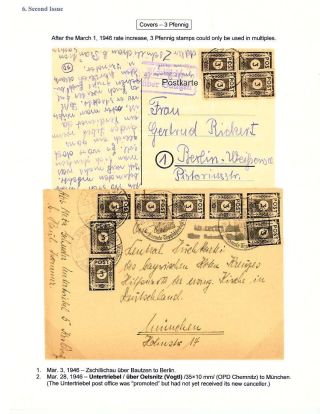 DEUTSCHLAND: OSTSACHSEN 1945-1946 – Blatt 54