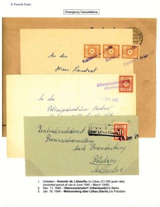 DEUTSCHLAND: OSTSACHSEN 1945-1946 – Blatt 70