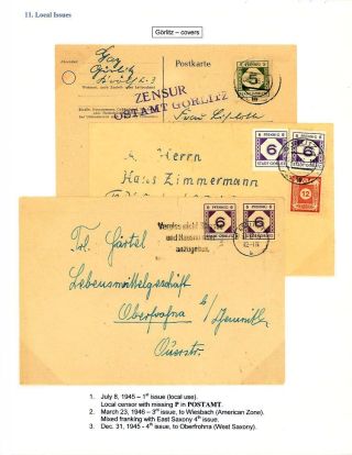 DEUTSCHLAND: OSTSACHSEN 1945-1946 – Blatt 84