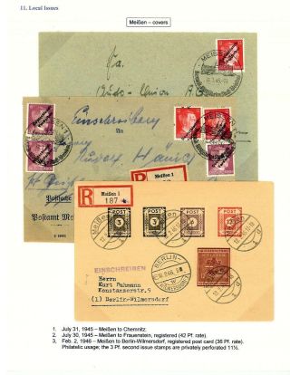 DEUTSCHLAND: OSTSACHSEN 1945-1946 – Blatt 92