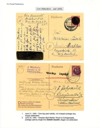 DEUTSCHLAND: OSTSACHSEN 1945-1946 – Blatt 94