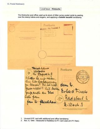 DEUTSCHLAND: OSTSACHSEN 1945-1946 – Blatt 99