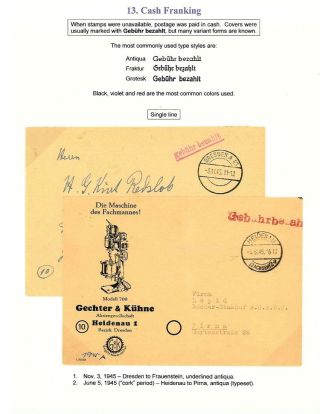 DEUTSCHLAND: OSTSACHSEN 1945-1946 – Blatt 101