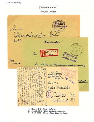 DEUTSCHLAND: OSTSACHSEN 1945-1946 – Blatt 109