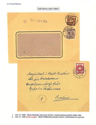 DEUTSCHLAND: OSTSACHSEN 1945-1946 – Blatt 122