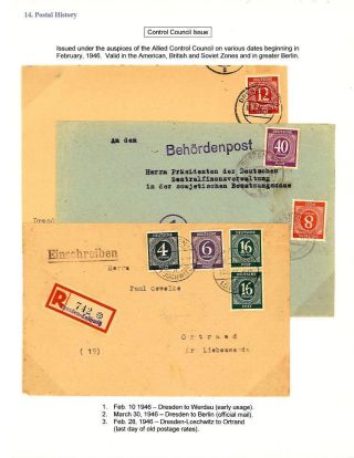 DEUTSCHLAND: OSTSACHSEN 1945-1946 – Blatt 124
