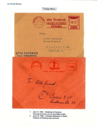DEUTSCHLAND: OSTSACHSEN 1945-1946 – Blatt 126