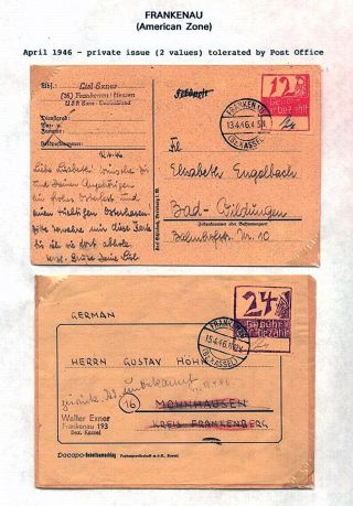 GERMANY: LOCAL PROVISIONAL ISSUES AFTER WW-II – sheet 6
