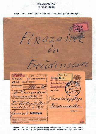 GERMANY: LOCAL PROVISIONAL ISSUES AFTER WW-II – sheet 8