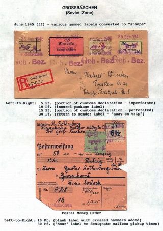 GERMANY: LOCAL PROVISIONAL ISSUES AFTER WW-II – sheet 9