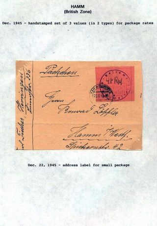 GERMANY: LOCAL PROVISIONAL ISSUES AFTER WW-II – sheet 10