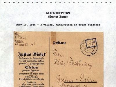 GERMANY: LOCAL PROVISIONAL ISSUES AFTER WW-II