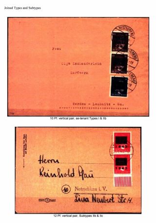 GERMANY: THE NETZSCHKAU LOCAL ISSUES OF 1945 – sheet 11