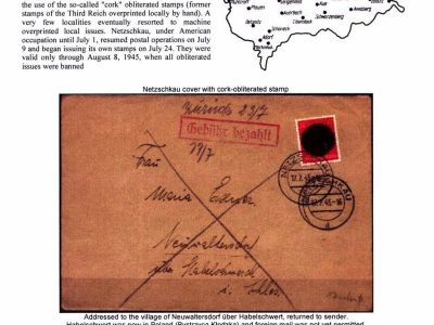 GERMANY: THE NETZSCHKAU LOCAL ISSUES OF 1945