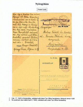 LOCAL EMERGENCY MEASURES IN EASTERN HUNGARY, 1944-45 – sheet 8