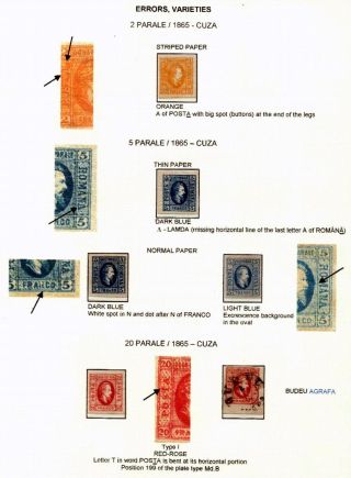 ROMANIA CLASSIC LITHOGRAPHED ISSUES 1865-1872 – sheet 22
