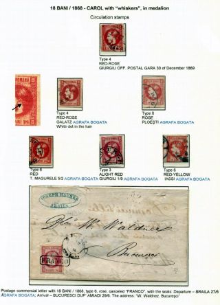 ROMANIA CLASSIC LITHOGRAPHED ISSUES 1865-1872 – sheet 48