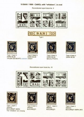ROMANIA CLASSIC LITHOGRAPHED ISSUES 1865-1872 – sheet 56