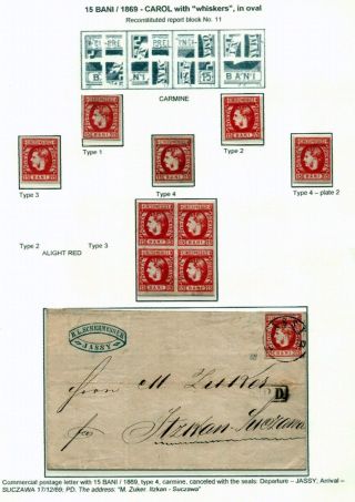 ROMANIA CLASSIC LITHOGRAPHED ISSUES 1865-1872 – sheet 59