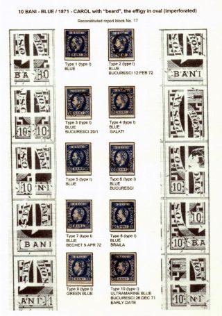 ROMANIA CLASSIC LITHOGRAPHED ISSUES 1865-1872 – sheet 79