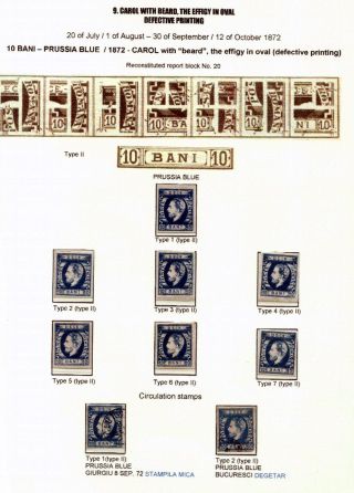 ROMANIA CLASSIC LITHOGRAPHED ISSUES 1865-1872 – sheet 89