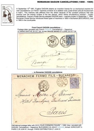 RUMÄNISCHE DAGUIN-STEMPELN (1890-1909) – Blatt 2