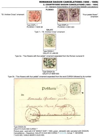 RUMUNSKÁ RAZÍTKA DAGUIN (1890-1909) – list 35