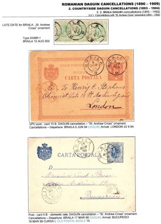 RUMUNSKÁ RAZÍTKA DAGUIN (1890-1909) – list 37