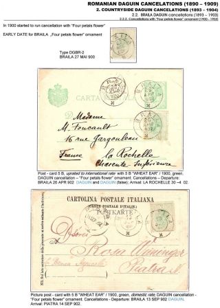 RUMUNSKÁ RAZÍTKA DAGUIN (1890-1909) – list 38