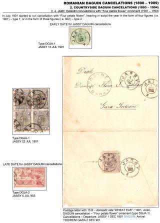 RUMUNSKÁ RAZÍTKA DAGUIN (1890-1909) – list 48