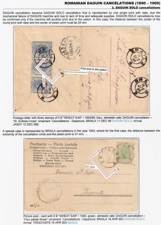 RUMUNSKÁ RAZÍTKA DAGUIN (1890-1909) – list 53
