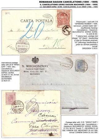 RUMUNSKÁ RAZÍTKA DAGUIN (1890-1909) – list 76