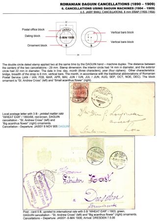 RUMUNSKÁ RAZÍTKA DAGUIN (1890-1909) – list 78