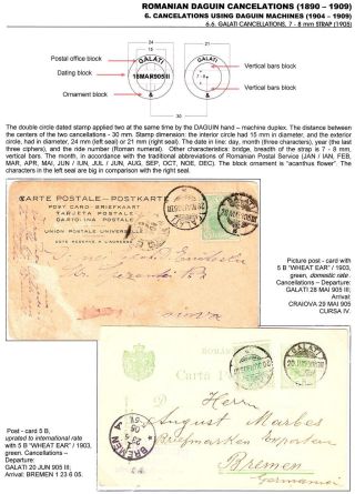 RUMUNSKÁ RAZÍTKA DAGUIN (1890-1909) – list 79