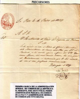 BOLIVIA: POSTAL HISTORY - PRE-STAMP PERIOD 1793-1867 – sheet 5
