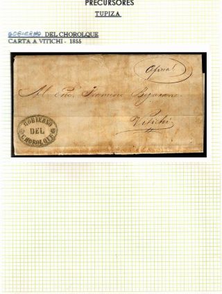 BOLIVIEN: POSTGESCHICHTE - VORPHILATELIE 1793-1867 – Blatt 49