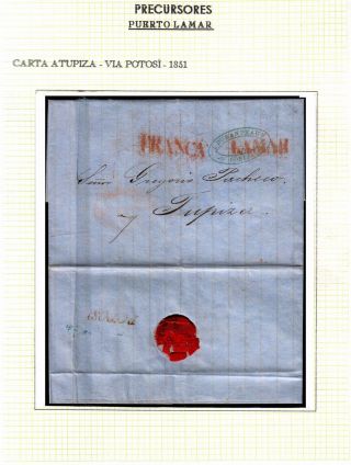 BOLIVIEN: POSTGESCHICHTE - VORPHILATELIE 1793-1867 – Blatt 52