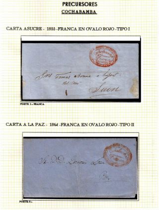 BOLIVIEN: POSTGESCHICHTE - VORPHILATELIE 1793-1867 – Blatt 60